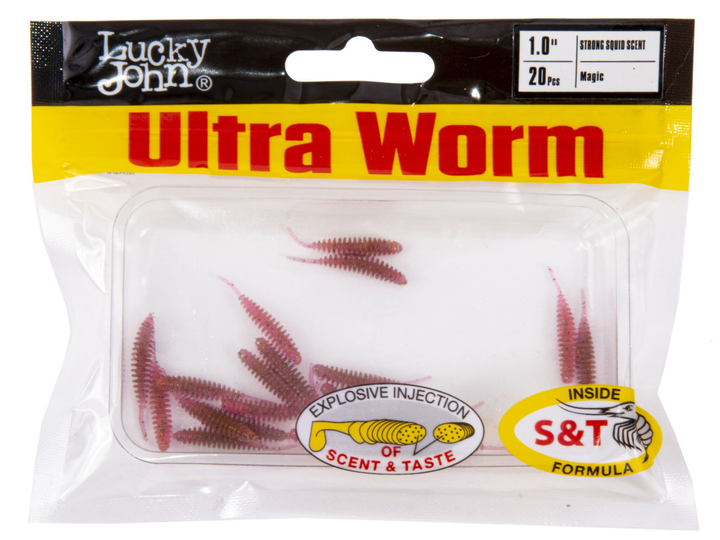 Силікон Lucky John Ultra Worm 1"/S14 140197-S14 - Фото 3 Силікон Lucky John Ultra Worm 1"/S14 140197-S14 - изображение 3