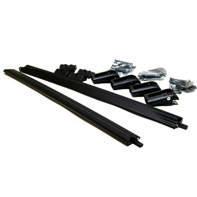 Багажник на крышу Volvo XC60 2009- черный на интегрированные рейлинги Erkul WingV2-110-2145 - изображение 3