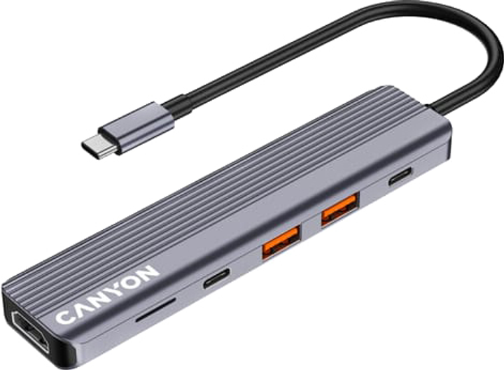 USB-hub Canyon 6in1 4K USB-C DS-17 (CNS-TDS17) - obraz 5