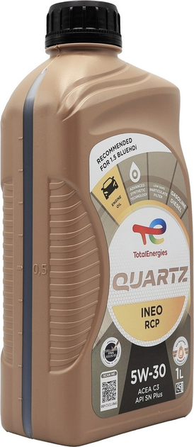 Olej silnikowy Total Quartz Ineo RCP 5W30 1 l (3425901149080) - obraz 2