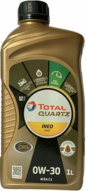 Olej silnikowy Total Quartz Ineo First 0W30 1 l (3425901108186) - obraz 1