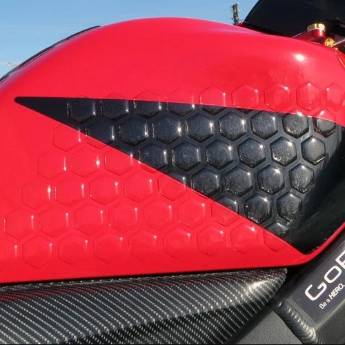 Наклейки соти на бак FastCat прозорі - зображення 4