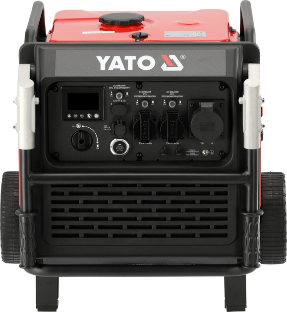 Бензиновий інверторний генератор струму YATO 5 кВт 230 В, бак 19 л (YT-85486) - зображення 3