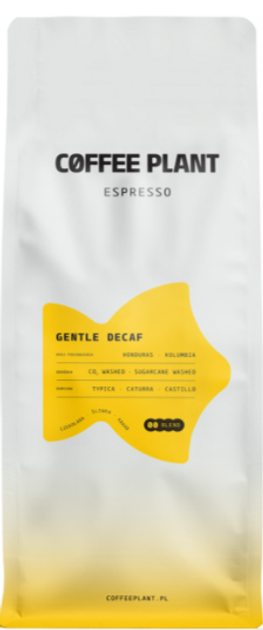 Kawa ziarnista Coffee Plant Gentle Decaf Espresso 1 kg (5904800242316) - obraz 1