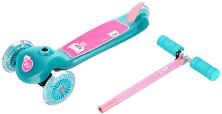 Самокат дитячий Nils Fun HLB001 Turquoise (16-51-069) (5907695542431) - зображення 9