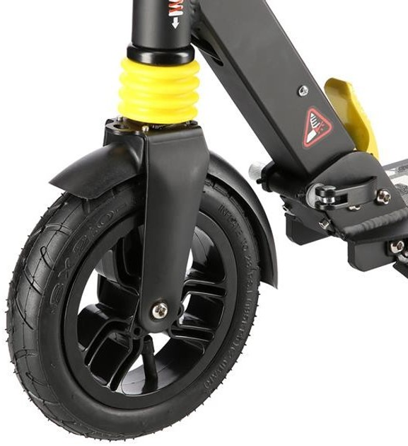 Hulajnoga Nils Extreme HM208T z hamulcem tarczowym Czarno-żółta (5907695597455) - obraz 9