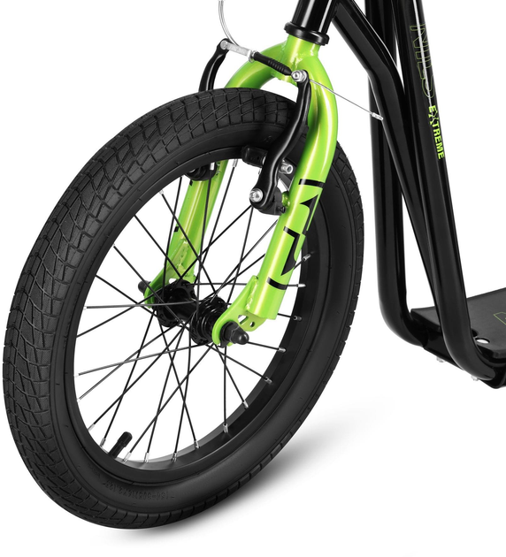 Hulajnoga Nils Extreme WH10201 z kołami pompowanymi 16/12'' (5907695598209) - obraz 2