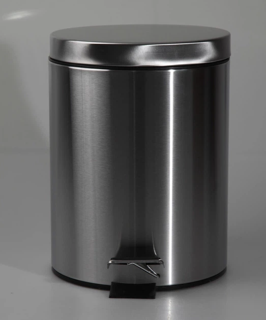 Відро для сміття кругле Zerix Solo-TC0107 SS Color 7 л колір