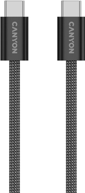 Кабель Canyon OnWire 60MG C-C 60W Magnet Braided 1 м Black (CND-CCMG60AB15B) - зображення 4
