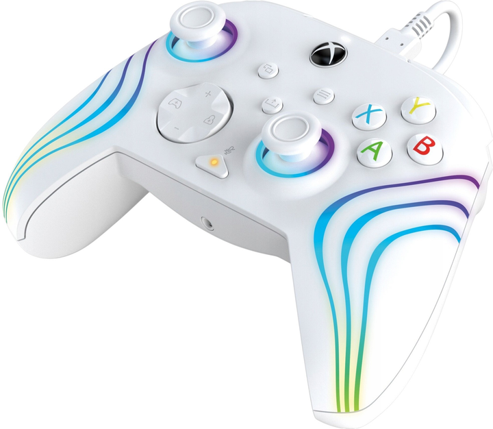 Kontroler PDP Xbox Afterglow Wave Wired Controller White (0708056070250) - obraz 5