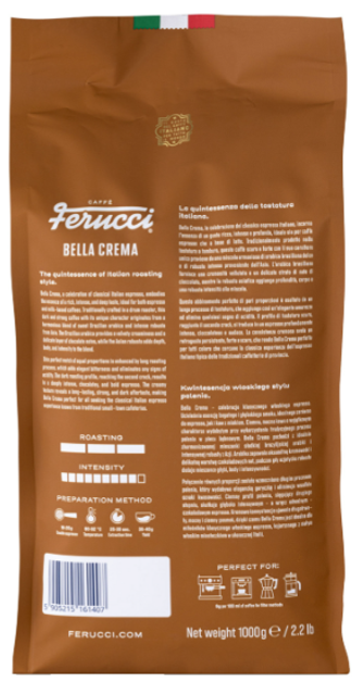 Кава в зернах Ferucci Gran Lattina Espresso 1 кг (5905215161414) - зображення 3