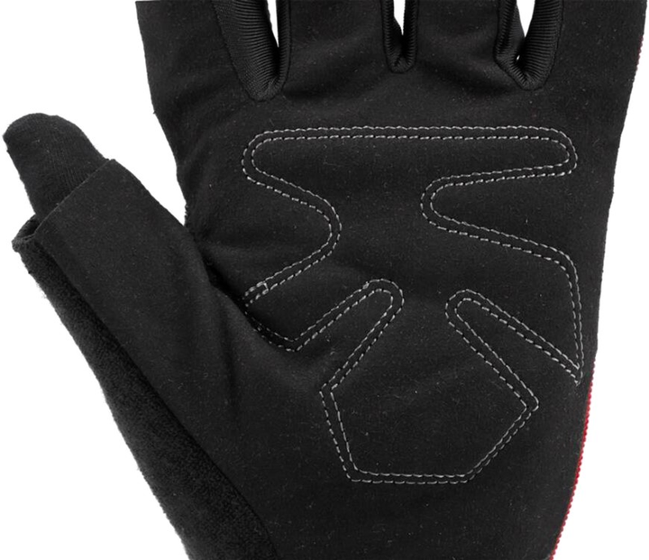 Rękawice robocze YATO ochronne rowerowe bezpalcowe, skóra sztuczna, poliuretan, spandex, rozmiar 11 (YT-746621) - obraz 5