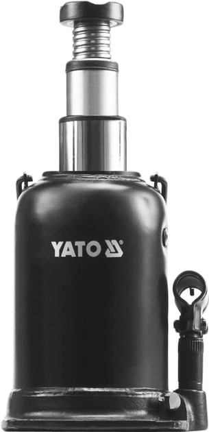 Podnośnik YATO hydrauliczny butelkowy podwójny tłok 12 t 230-593 mm (YT-1715) - obraz 1