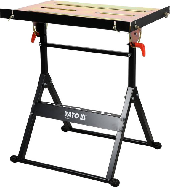 Stół składany do prac spawalniczych YATO 66x59x83 cm obciążenie do 150 kg (YT-08950) - obraz 1