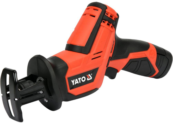 Piła szablastowa akumulatorowa YATO Li-Ion 12 V 2 Ah skok brzeszczotu 12.7 mm + 2 brzeszczoty (YT-82904) - obraz 2