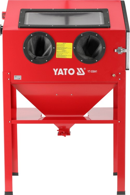 Kabina piaskarska YATO 220 l, zasil. 230 V, 0.27-0.82 MPa, zuż. pow. 424-707 l/min, 138x94x58 cm (YT-55841) - obraz 3