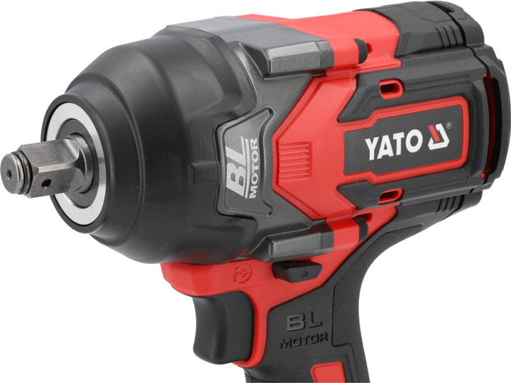 Гайковерт ударний акумуляторний Yato 18 В Li-Ion 4 Агод, квадрат 1/2", КМ-1200 Нм (YT-828071) - зображення 3