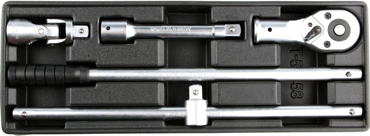 Wkład do szafy narzędziowej Yato YT-55458 narzędzia do kluczy nasadowych 3/4" 385x175x41 mm 4 szt (5906083554582) - obraz 1