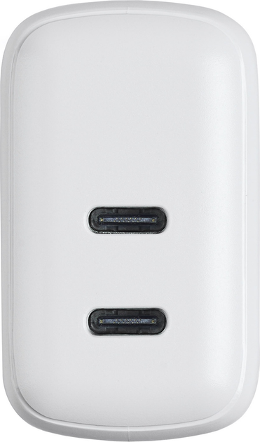 Ładowarka sieciowa AKYGA 2x USB-C 40W White (AK-CH-19) - obraz 3
