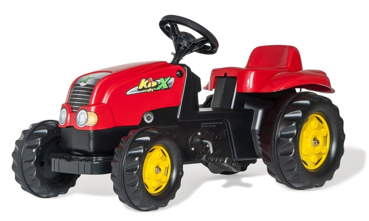Трактор на педалях Rolly Toys Rolly Kid з причепом Червоний (4006485012121) - зображення 2