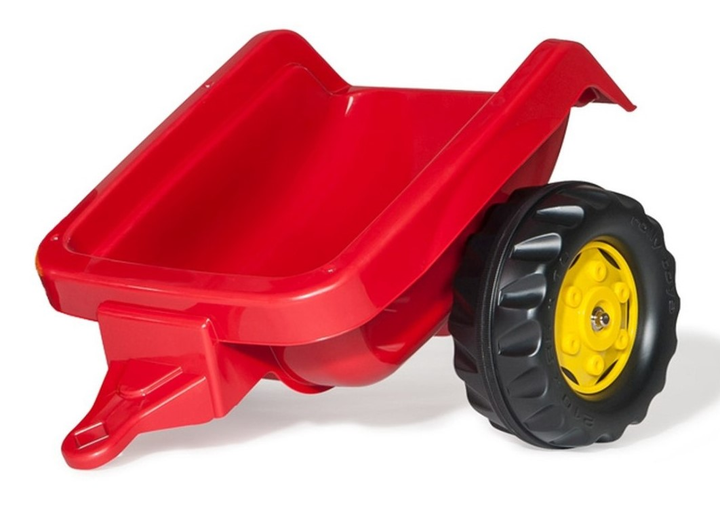 Трактор на педалях Rolly Toys Rolly Kid з причепом Червоний (4006485012121) - зображення 3