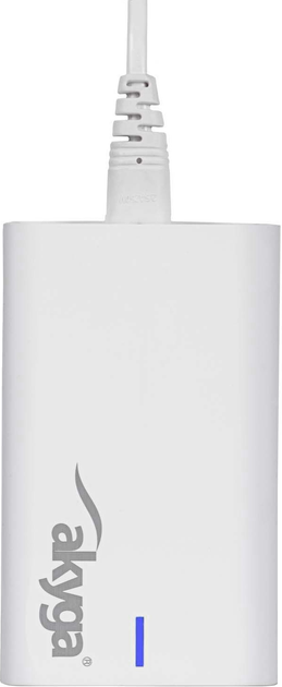 Мережевий зарядний пристрій AKYGA USB-A + 3x USB-C 140W White (AK-CH-25) - зображення 3
