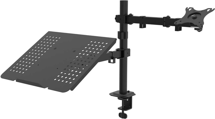 Uchwyt biurkowy do monitora i laptopa Akyga 15-32" Black (AK-MB-04) - obraz 2