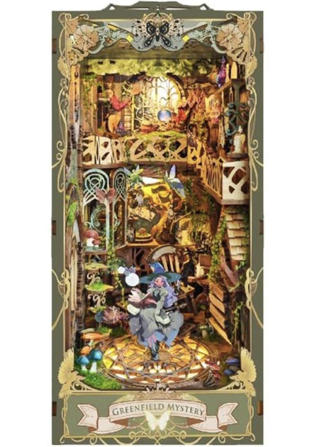 Book Nook DIY Green Fairyland - Румбокс "Волшебный лес" с сенсорной подсветкой - Фото 5 Book Nook DIY Green Fairyland - Румбокс "Волшебный лес" с сенсорной подсветкой - изображение 5