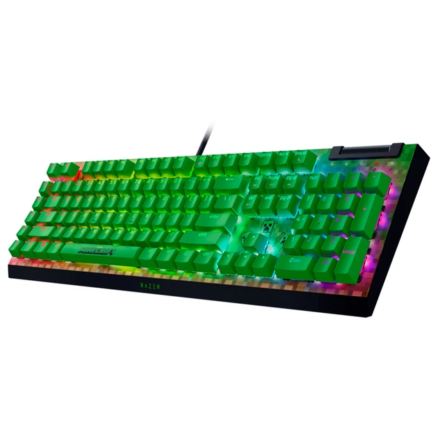 Клавіатура RAZER BlackWidow V4 X, Minecraft Edition (RZ03-04704100