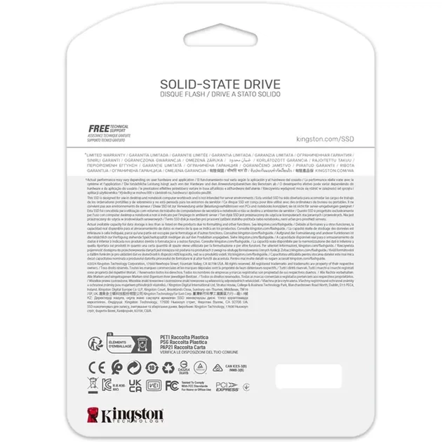 Накопичувач Kingston M.2 2280 1TB (SNV3S/1000G) - изображение 8