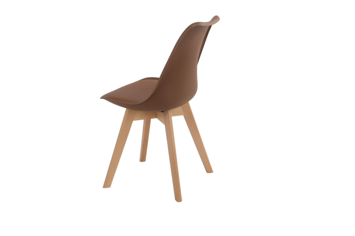 Стул кухонный Intarsio KRUZ 48×42×81 см Коричневый - Фото 2 Стул кухонный Intarsio KRUZ 48×42×81 см Коричневый - изображение 2