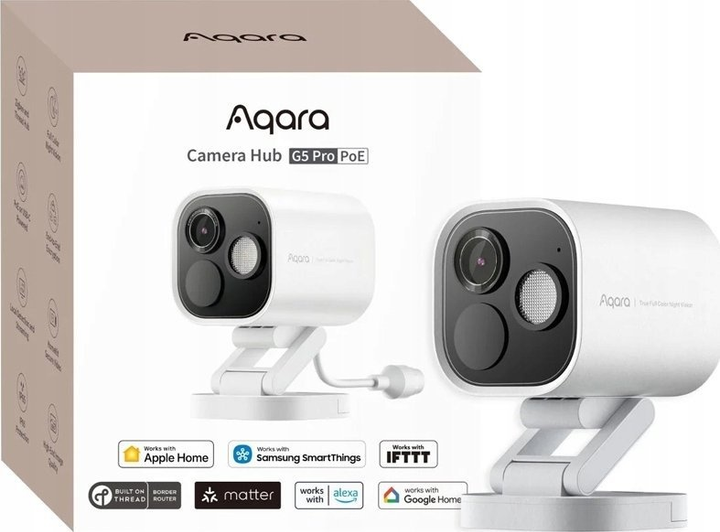 IP-камера Aqara Camera Hub G5 Pro PoE White (CH-C03DW) - зображення 2