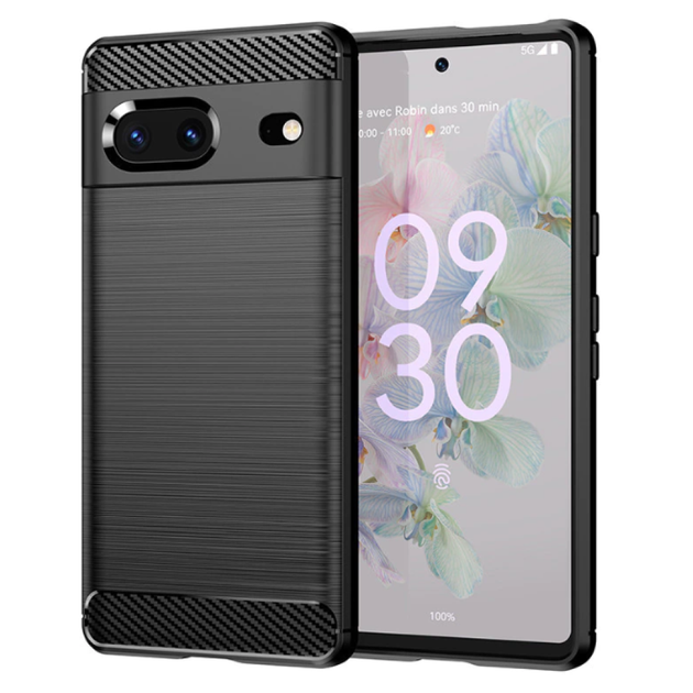 Чохол-накладка Carbon для Google Pixel 7 black - Фото 1 Чохол-накладка Carbon для Google Pixel 7 black - зображення 1