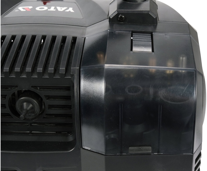 Akumulatorowy kompresor YATO 36 V (2 x 18 V), 8 Bar, 98 l/min, dwa akumulatory 3 Ah (YT-23241) - obraz 6