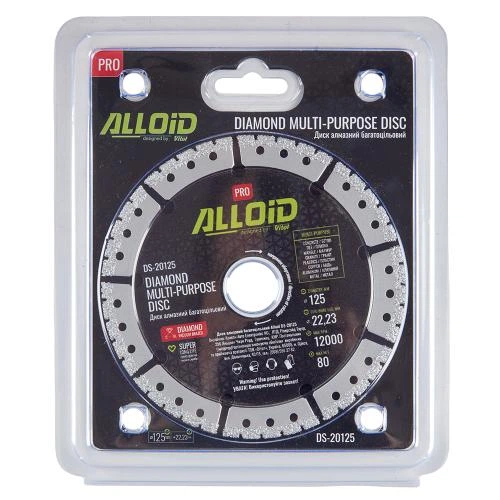 Alloid Pro. Диск алмазный многоцелевой 125мм - Фото 9 Alloid Pro. Диск алмазный многоцелевой 125мм - изображение 9