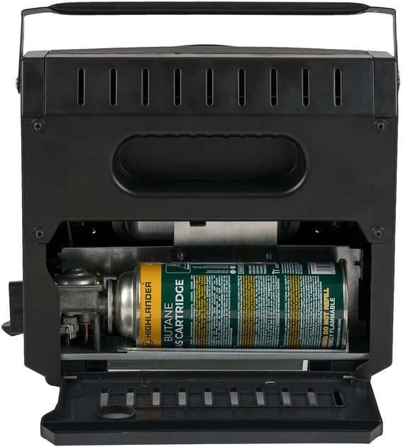 Портативний газовий обігрівач Highlander Compact Gas Heater Green GAS056-GN (5034358877996) - зображення 5