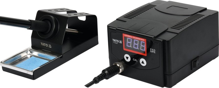 Stacja lutownicza YATO z wyświetlaczem LED typ grotu 900M 70 W (YT-82459) - obraz 1