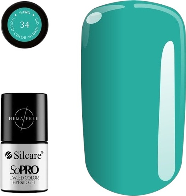 Гель-лак для нігтів Silcare SoPro 34 7 г (5902560553055) - зображення 1