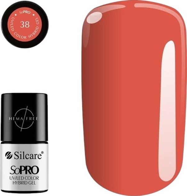 Lakier hybrydowy Silcare SoPro 38 7 g (5902560553093) - obraz 1