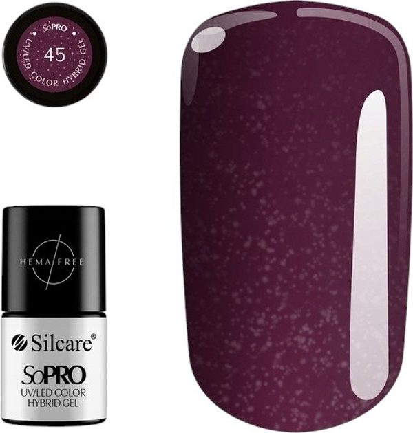 Lakier hybrydowy Silcare SoPro 45 7 g (5902560556377) - obraz 1