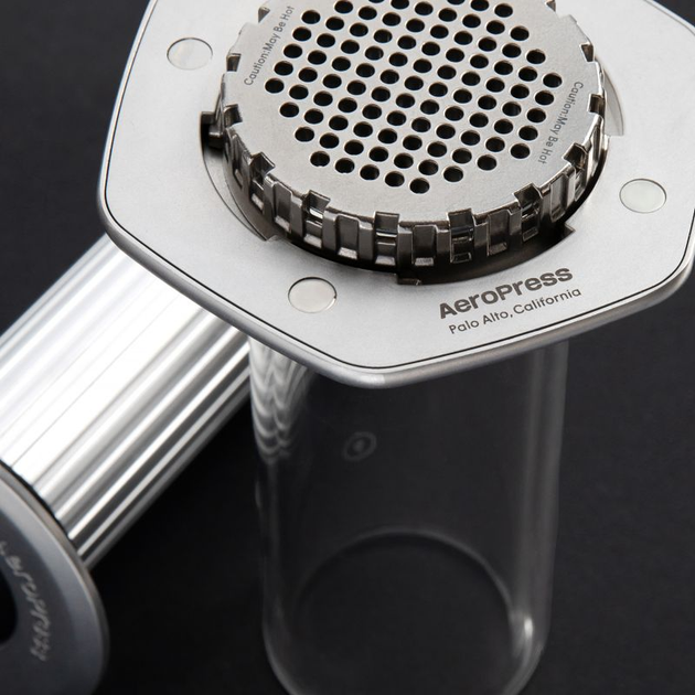 Аеропрес для кави AeroPress Premium Сріблястий (085276082066) - зображення 7