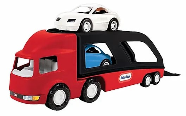 Laweta z autkami Little Tikes Czerwono-czarna (0050743484964) - obraz 2