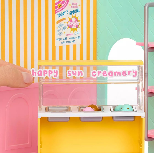 Ігровий набір MGA's Mini Verse Make It Mini Spaces Ice cream Shop (0035051566212) - зображення 5