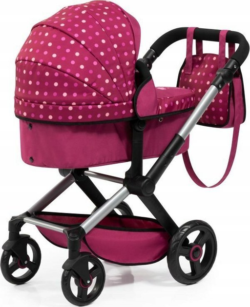 Коляска для ляльки Bayer Design XEO 17075AA Рожева (4003336170672) - зображення 2