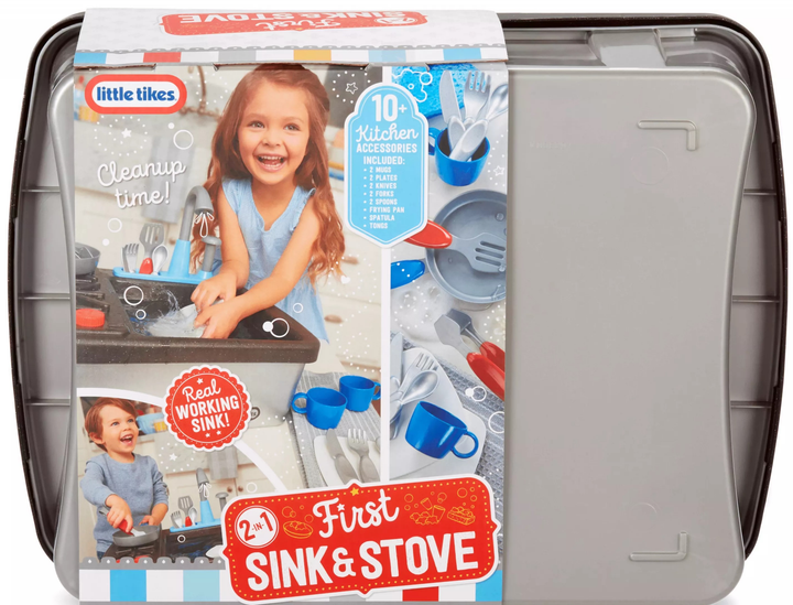 Zestaw do zabawy Little Tikes Zlew i kuchenka 2 w 1 (0050743654497) - obraz 2