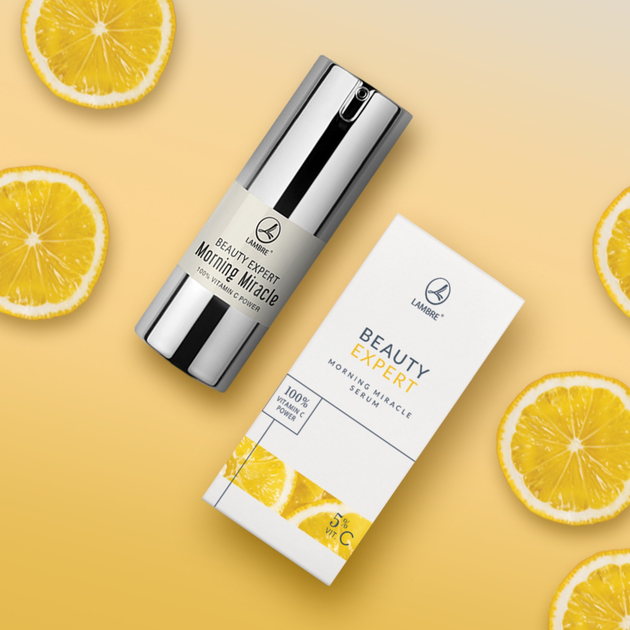 Serum z witaminą C Lambre Beauty Expert Morning Miracle na przebarwienia 20 ml (3760106024559) - obraz 4