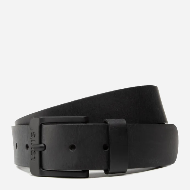 Pasek męski skórzany Levi's 38016-0033 85 cm Czarny - obraz 1