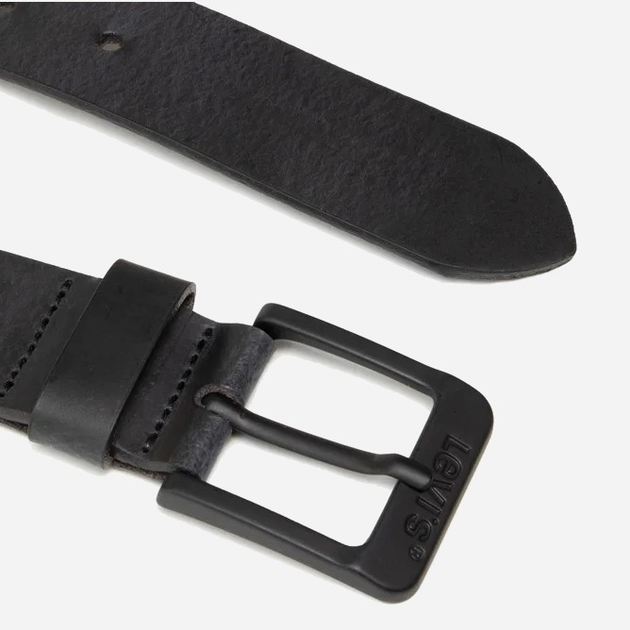Pasek męski skórzany Levi's 38016-0033 95 cm Czarny - obraz 3