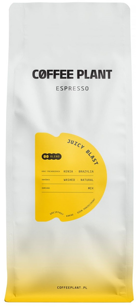 Kawa ziarnista Coffee Plant Juicy Espresso 1 kg (5904800242293) - obraz 1