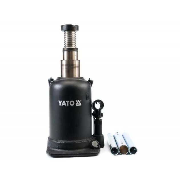 Podnośnik YATO hydrauliczny butelkowy podwójny tłok 10 t 208-523 mm (YT-1714) - obraz 2